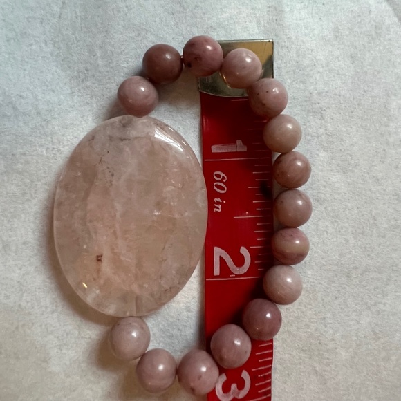 5 bracelet bundle: rose quartz, Tiger's eye, ; new without tags - Picture 13 of 14